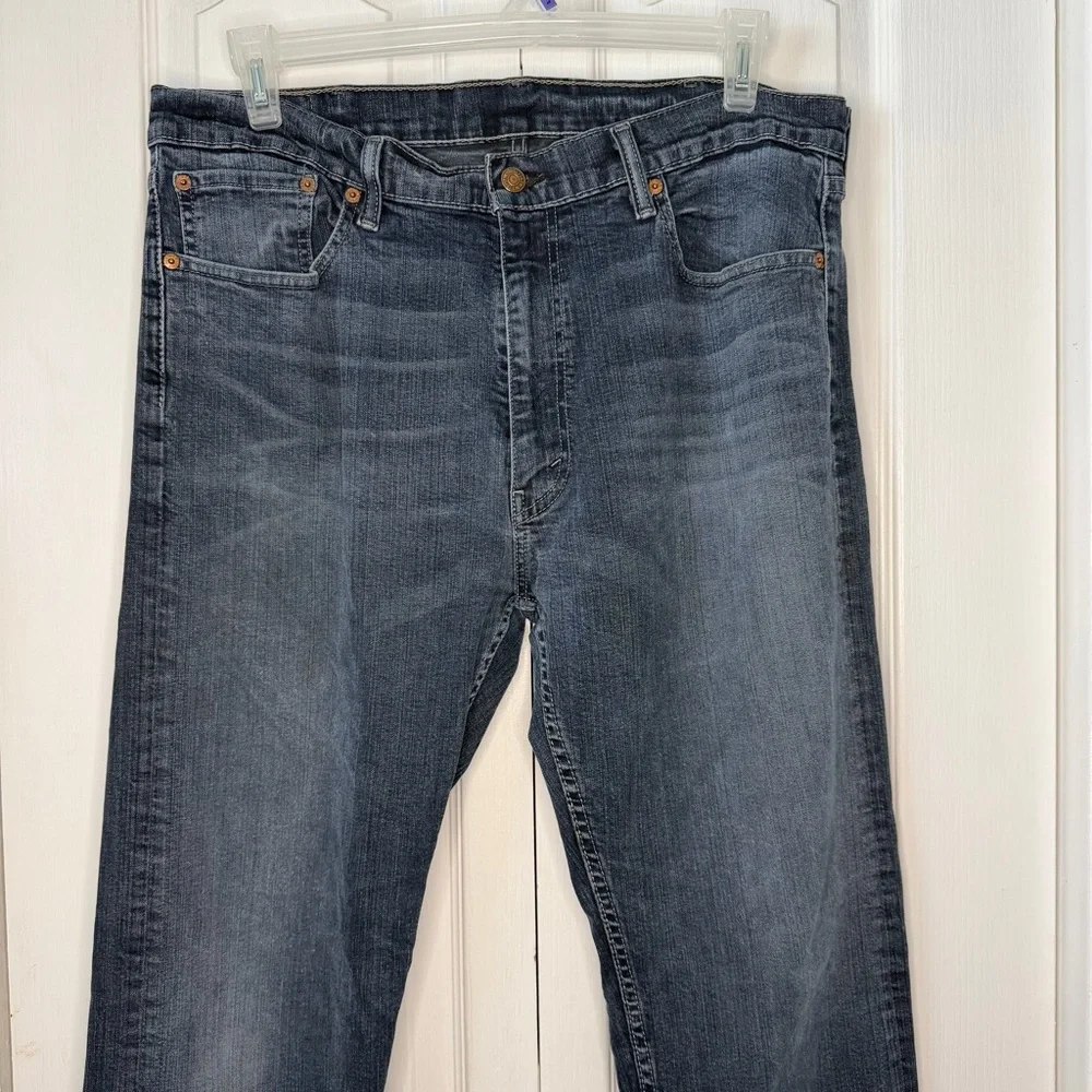 Levi's 505 Men’s Dark Blue Straight Leg Jeans W38 L34